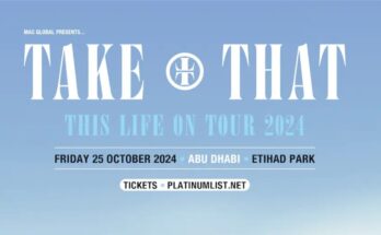 Take That Live in Abu Dhabi 2024